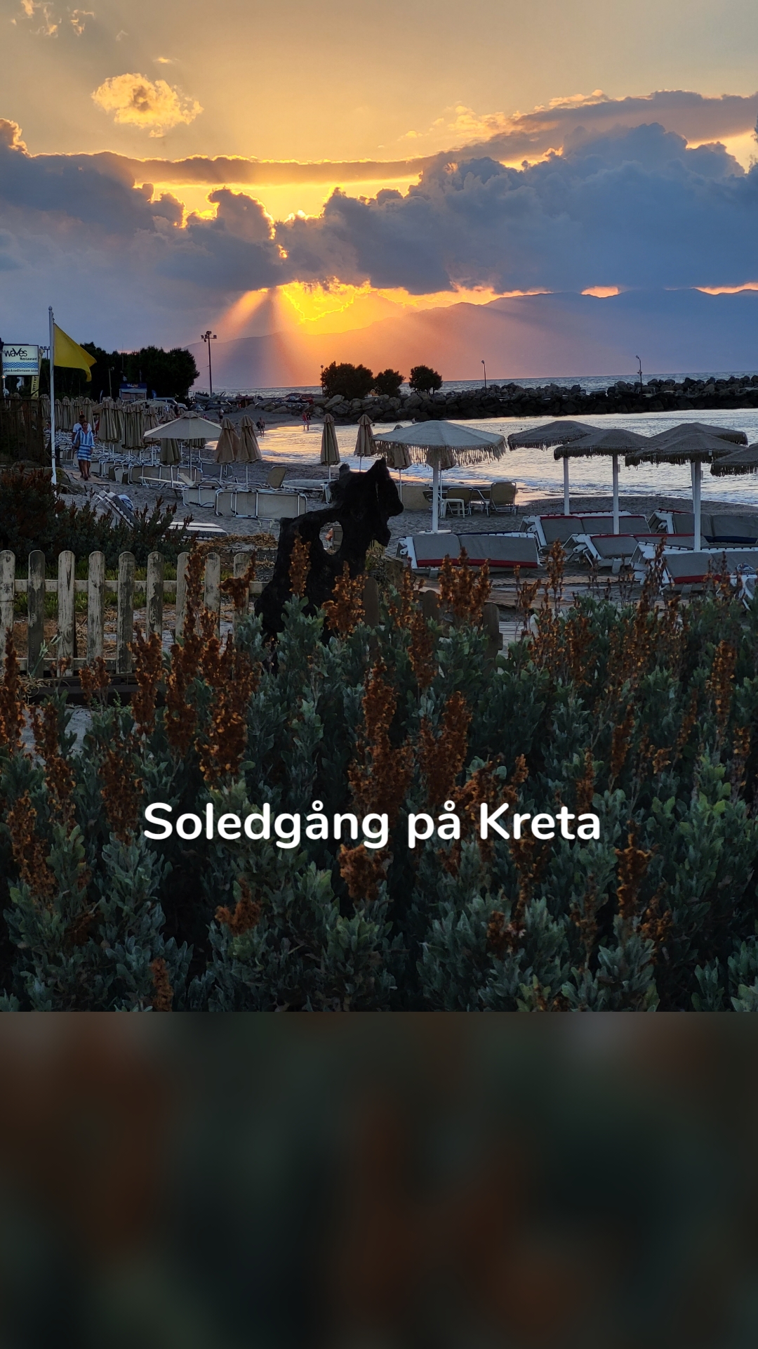 Soledgång på Kreta